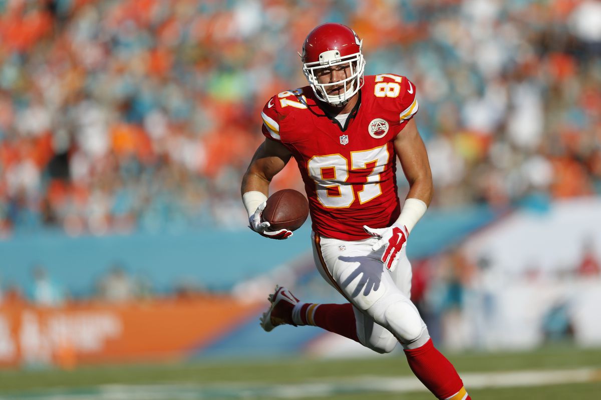 Travis Kelce among TEs: 