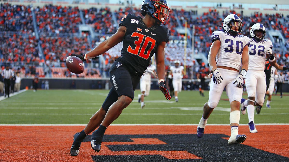 Oklahoma State's Chuba Hubbard goes to Carolina Panthers in NFL Draft