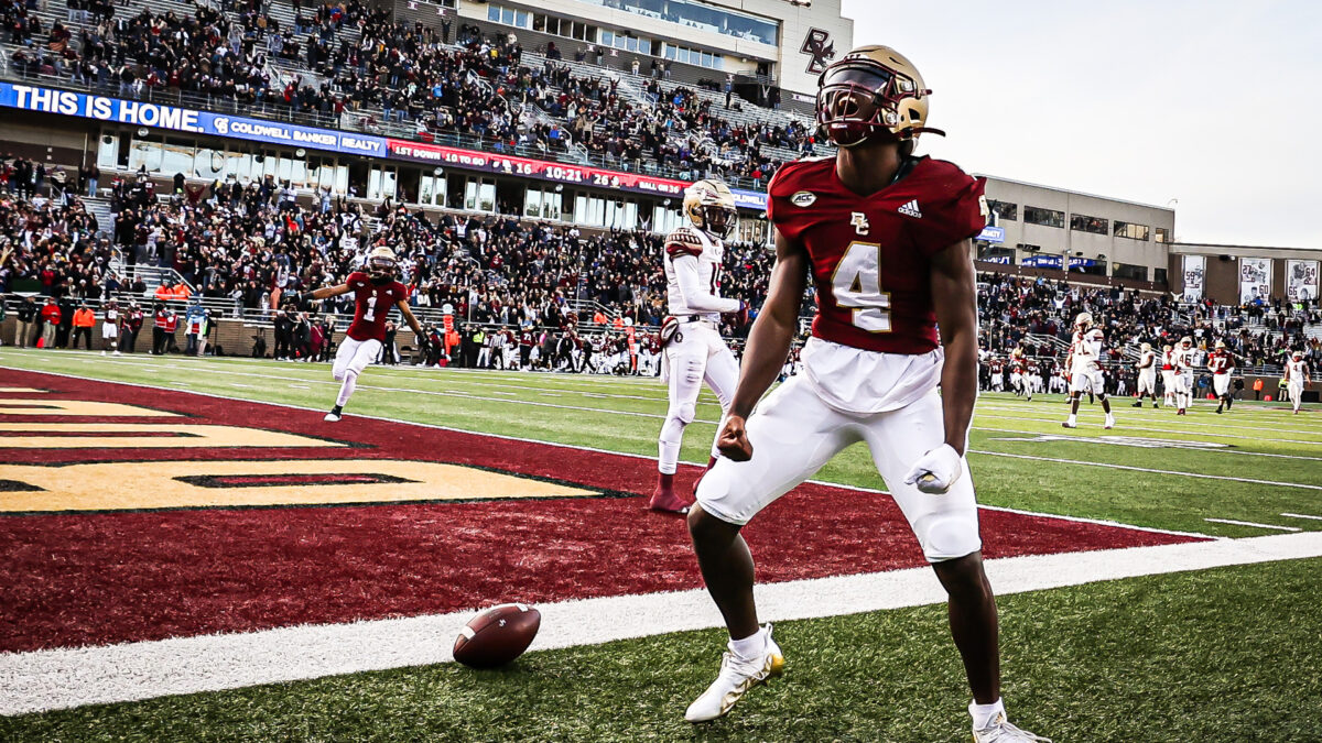 Ravens select Boston College WR Zay Flowers with No. 22 overall