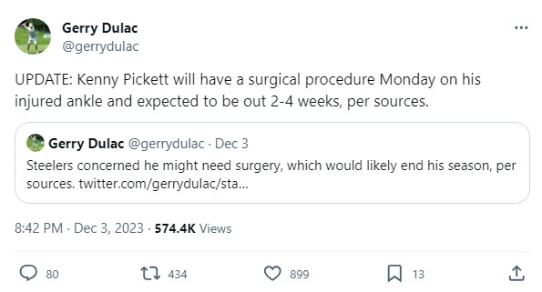 pickett injury pickett injury